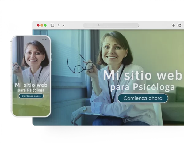 Mi sitio web de diseño para psicólogos.