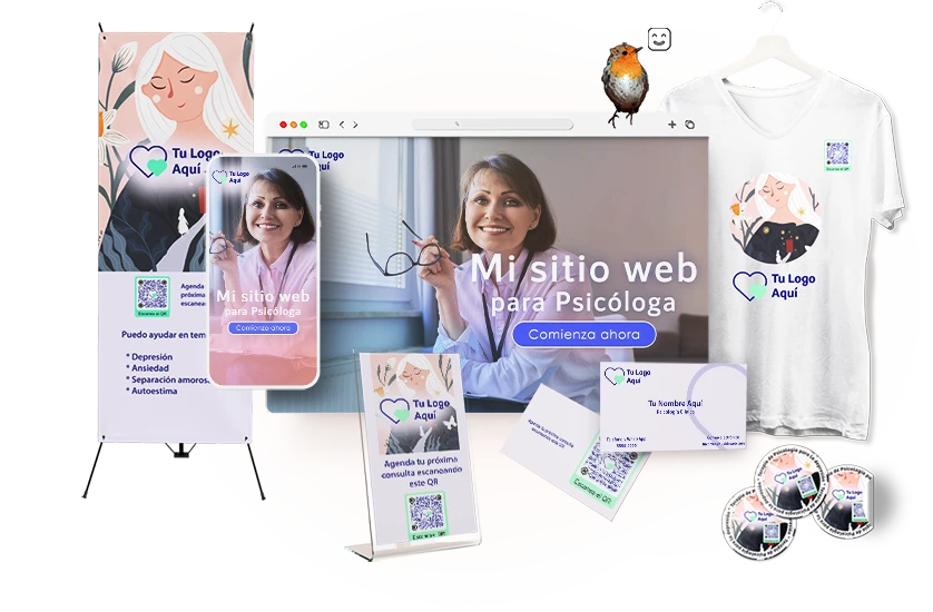 Publicidad para psicóloga para promocionar la profesión como psicóloga en salud mental